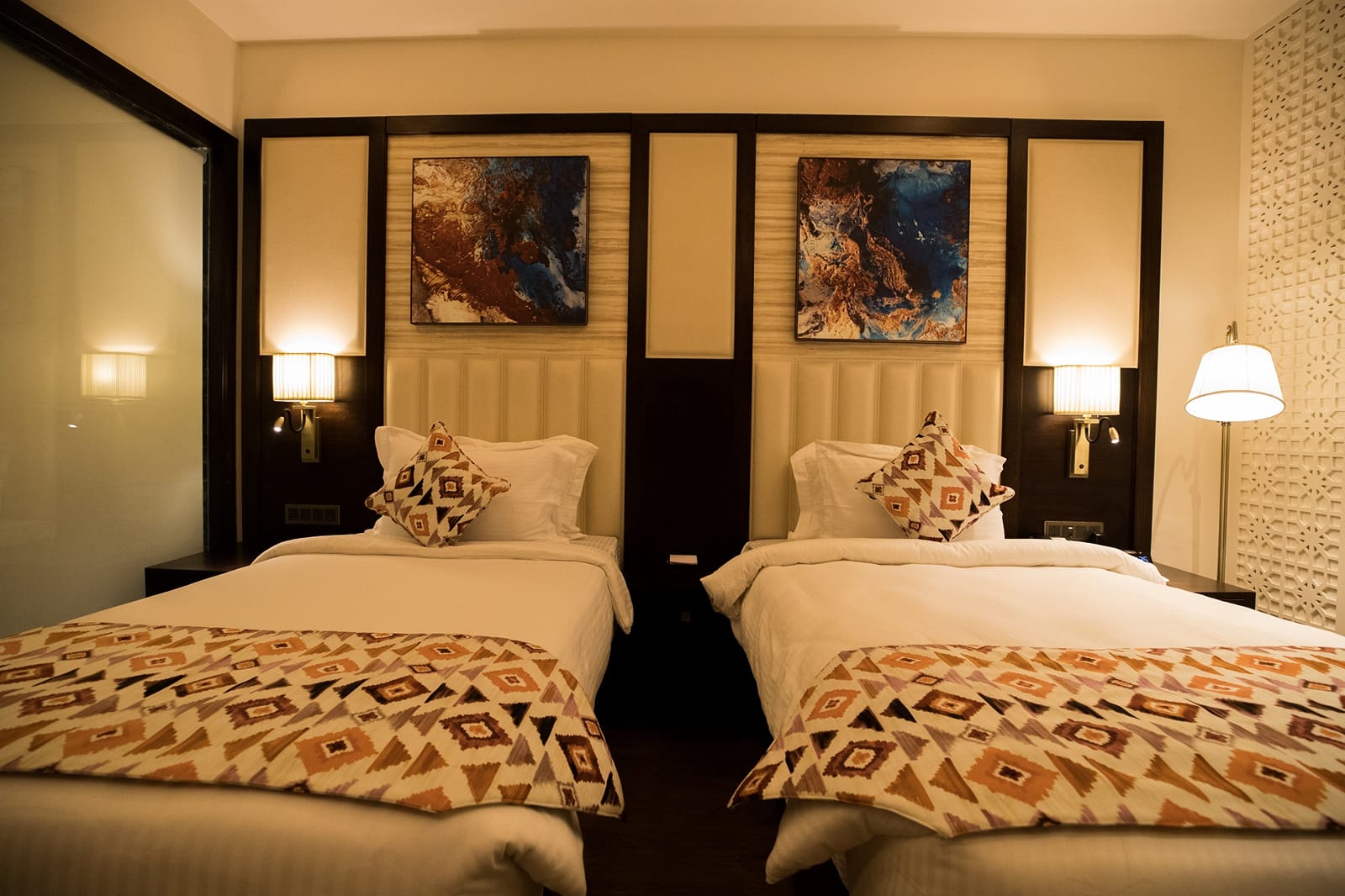 Twin bed room at Ramada by Wyndham Kapurthala